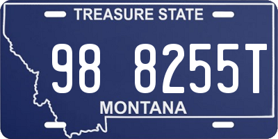 MT license plate 988255T