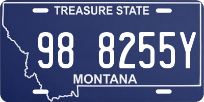 MT license plate 988255Y