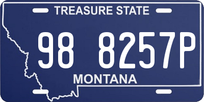 MT license plate 988257P