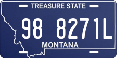 MT license plate 988271L