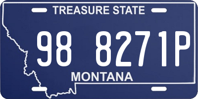 MT license plate 988271P