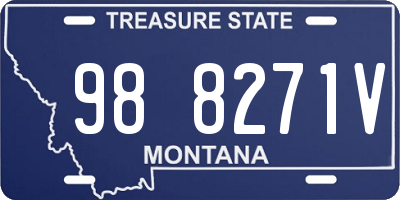 MT license plate 988271V