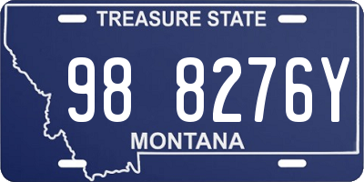 MT license plate 988276Y