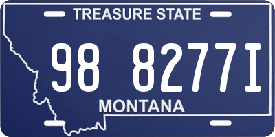 MT license plate 988277I