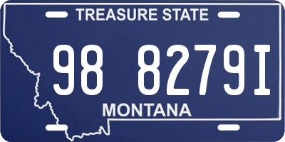 MT license plate 988279I