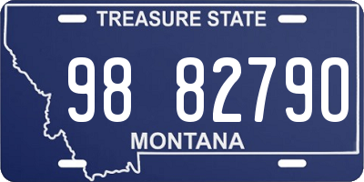 MT license plate 988279O
