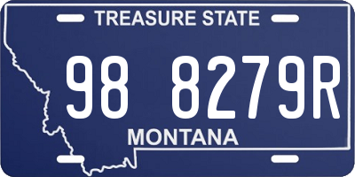 MT license plate 988279R