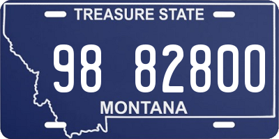 MT license plate 988280O