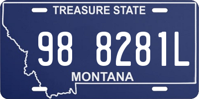 MT license plate 988281L