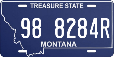 MT license plate 988284R