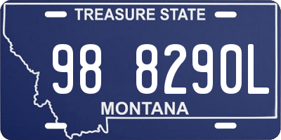 MT license plate 988290L