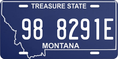 MT license plate 988291E