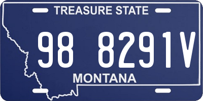 MT license plate 988291V