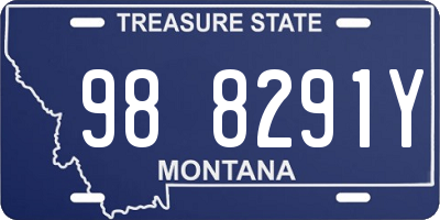 MT license plate 988291Y
