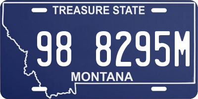 MT license plate 988295M