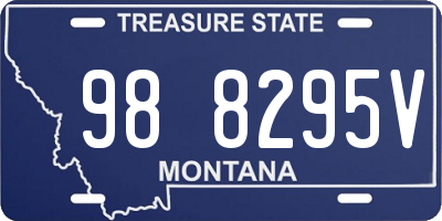 MT license plate 988295V