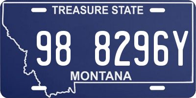 MT license plate 988296Y
