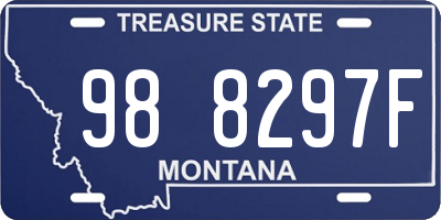 MT license plate 988297F
