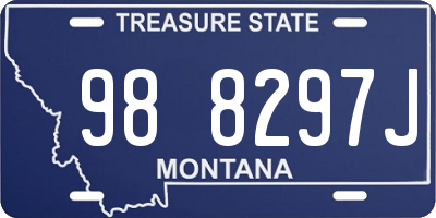 MT license plate 988297J