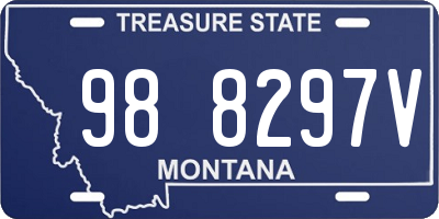 MT license plate 988297V