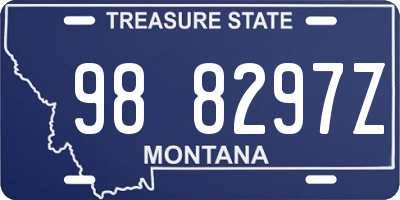 MT license plate 988297Z