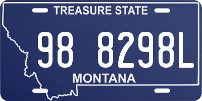 MT license plate 988298L