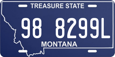 MT license plate 988299L
