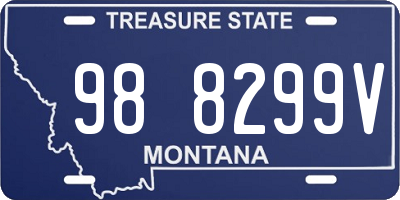 MT license plate 988299V