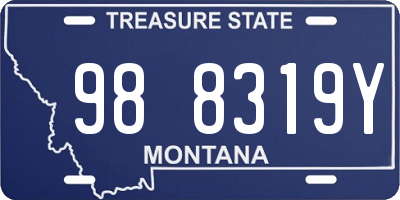 MT license plate 988319Y