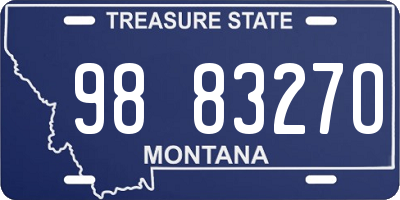 MT license plate 988327O