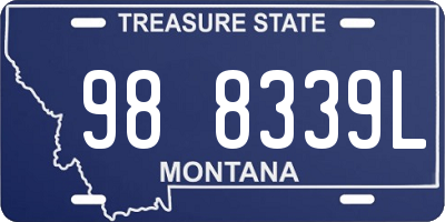 MT license plate 988339L