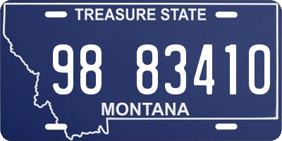MT license plate 988341O