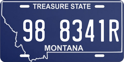 MT license plate 988341R