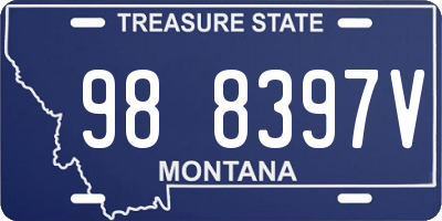 MT license plate 988397V