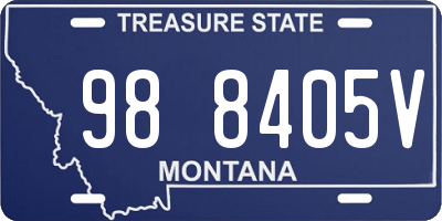 MT license plate 988405V