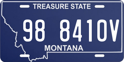 MT license plate 988410V