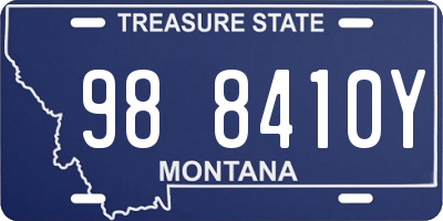 MT license plate 988410Y