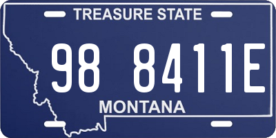 MT license plate 988411E