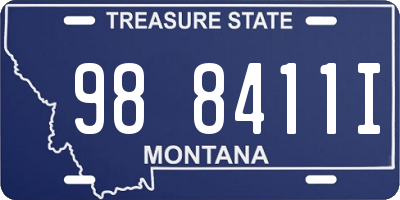 MT license plate 988411I