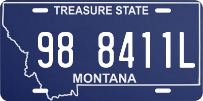 MT license plate 988411L