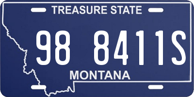 MT license plate 988411S