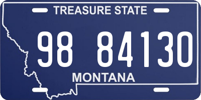 MT license plate 988413O