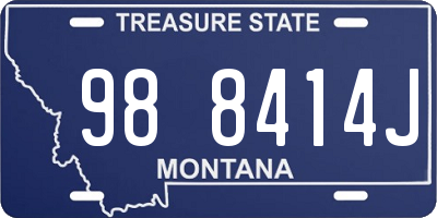 MT license plate 988414J