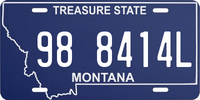 MT license plate 988414L