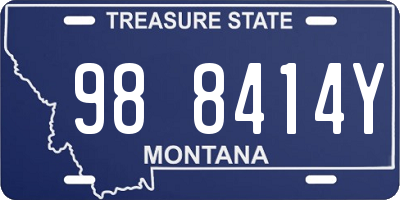 MT license plate 988414Y