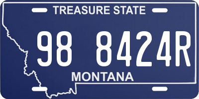 MT license plate 988424R