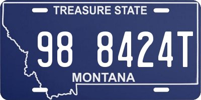 MT license plate 988424T