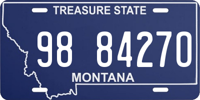 MT license plate 988427O