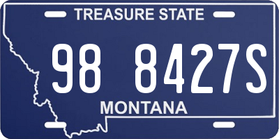 MT license plate 988427S