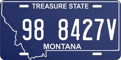 MT license plate 988427V